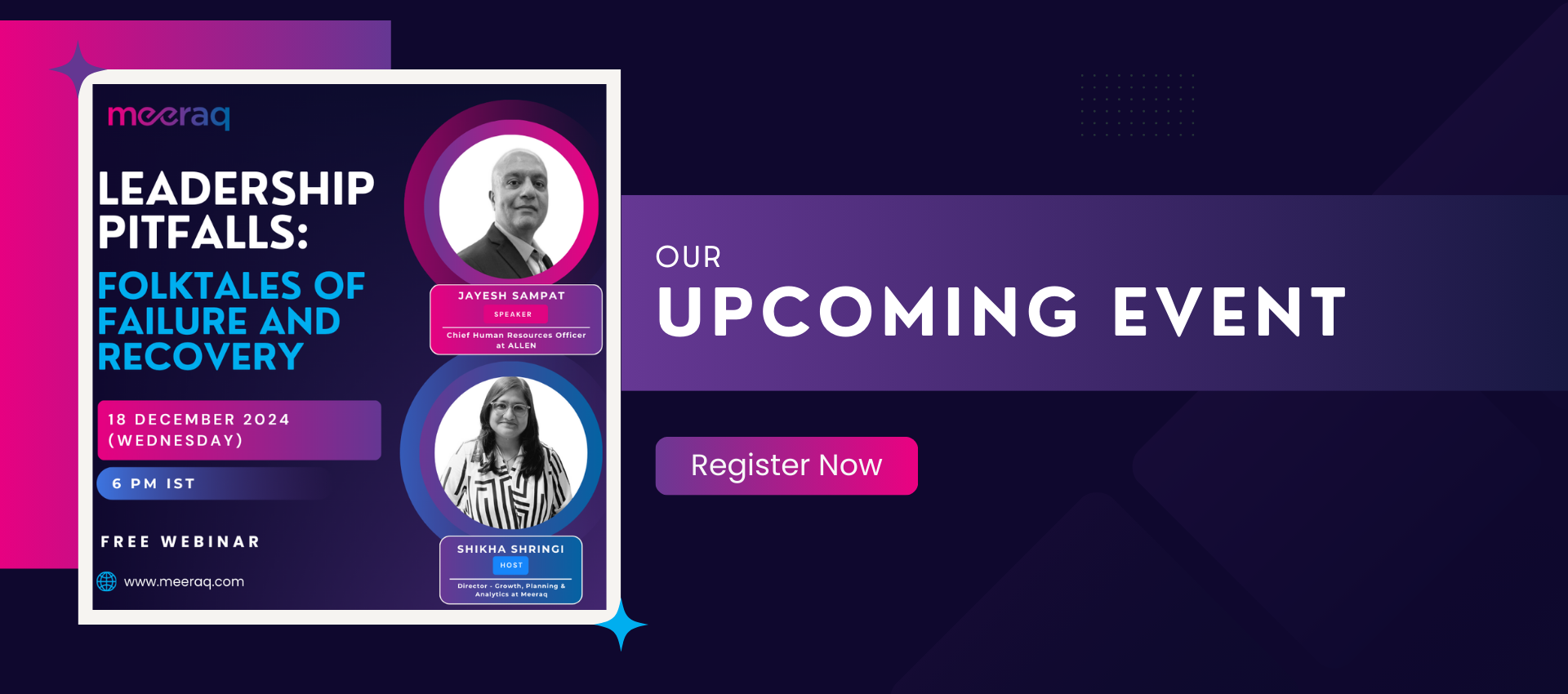 Upcoming Webinar Banner for Website Leadership Pitfalls